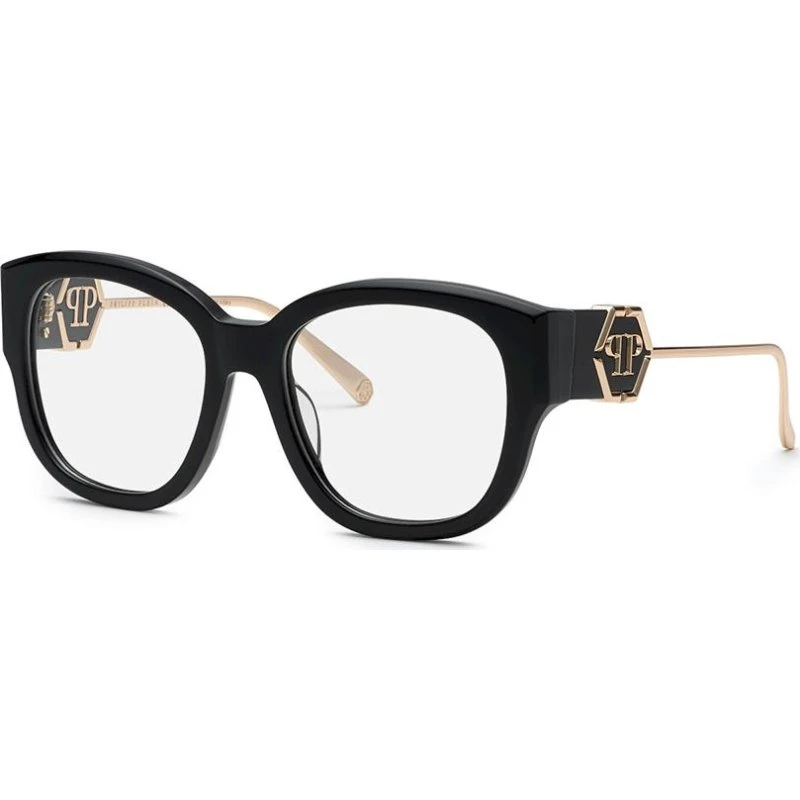 Philipp Plein Lunettes de Vue Plein Rose Venus VPP124M Pantos Noir