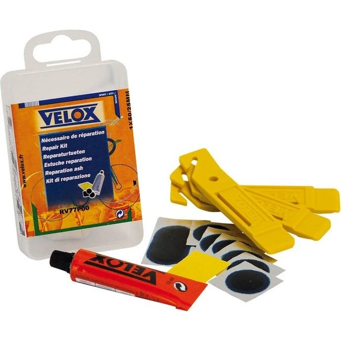 Velox Kit Réparation VTC/Trekking avec 3 Démonte-Pneus