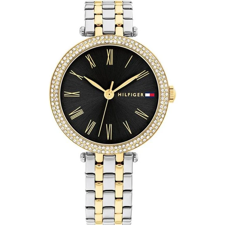 TOMMY HILFIGER Natalie Montre Femme Acier Doré Argent 34 mm