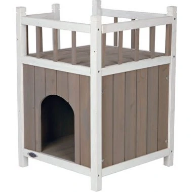 Trixie Natura Maison pour Chat 45x65x45cm Gris/Blanc