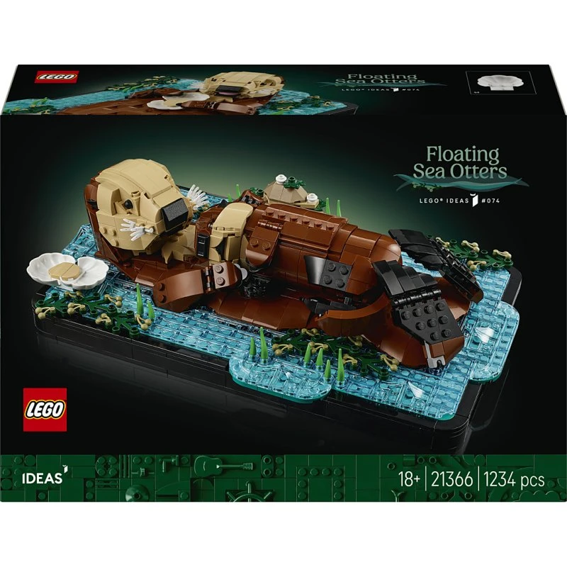 LEGO Ideas Les Loutres Câlines 21366