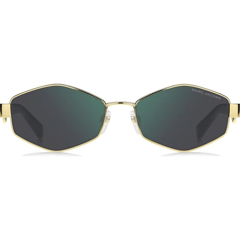 Marc Jacobs Marc 496/S Lunettes de Soleil Géométriques Dorées Vertes