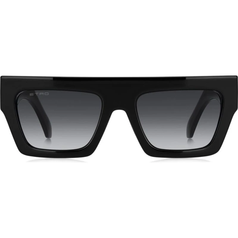 Etro Lunettes de Soleil Carrées Etro 0049/G/S Noires et Grises
