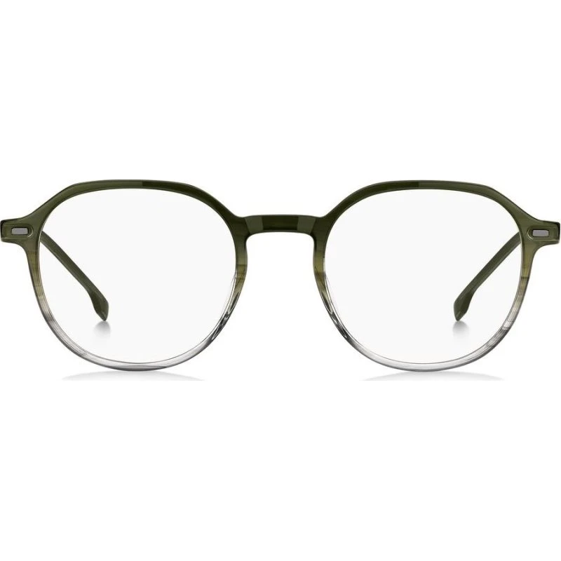 Boss 1697 Lunettes de Vue Homme - Vert Géométrique