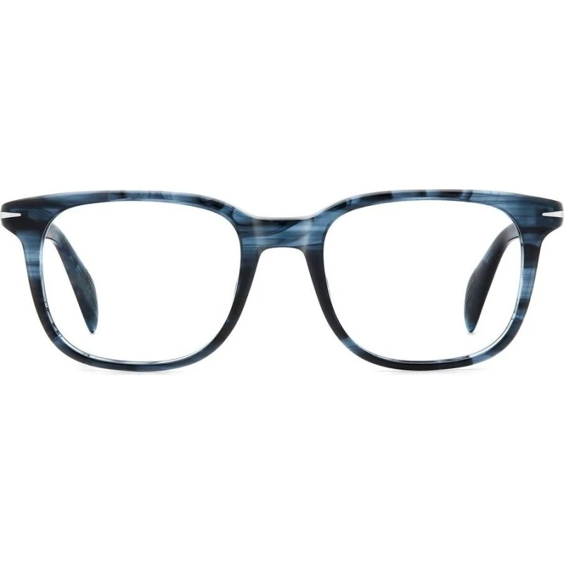 David Beckham DB 1184 - Lunettes de vue rectangulaires bleues