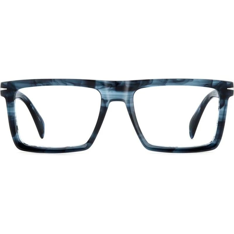 David Beckham DB 7138 Lunettes de Vue Homme - Bleu Rectangulaire