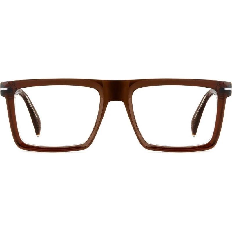 David Beckham DB 7138 Lunettes de Vue Homme Marron Rectangulaires
