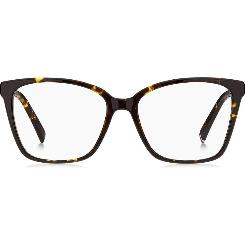 Tommy Hilfiger TH 2227 Lunettes de Vue Femme Havane Rectangulaires