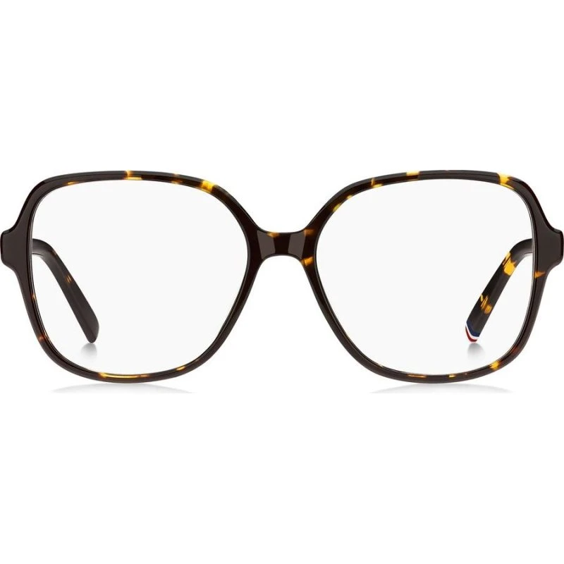 Tommy Hilfiger TH 2228 Lunettes de Vue Carrées Havane