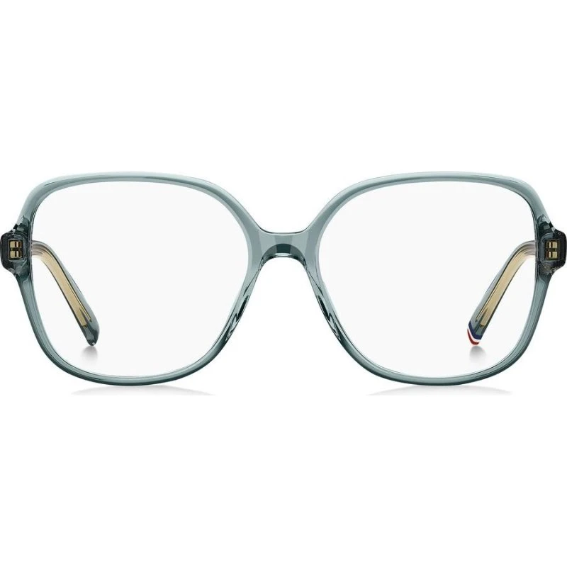 Tommy Hilfiger TH 2228 Lunettes de Vue Carrées Vertes - Femme