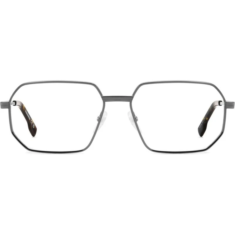 Dsquared2 D2 0158 Lunettes de Vue Homme - Gris Géométrique