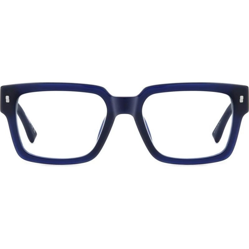 Dsquared2 D2 0167/G Lunettes de Vue Homme Rectangulaires Bleues