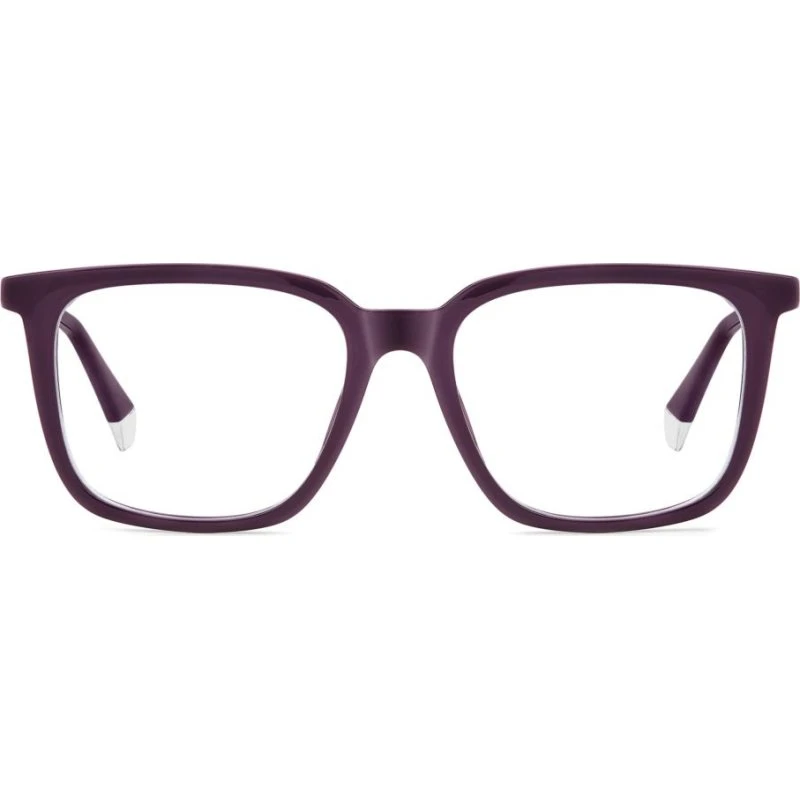 Polaroid PLD D565 Lunettes de Vue Femme Rouges Rectangulaires
