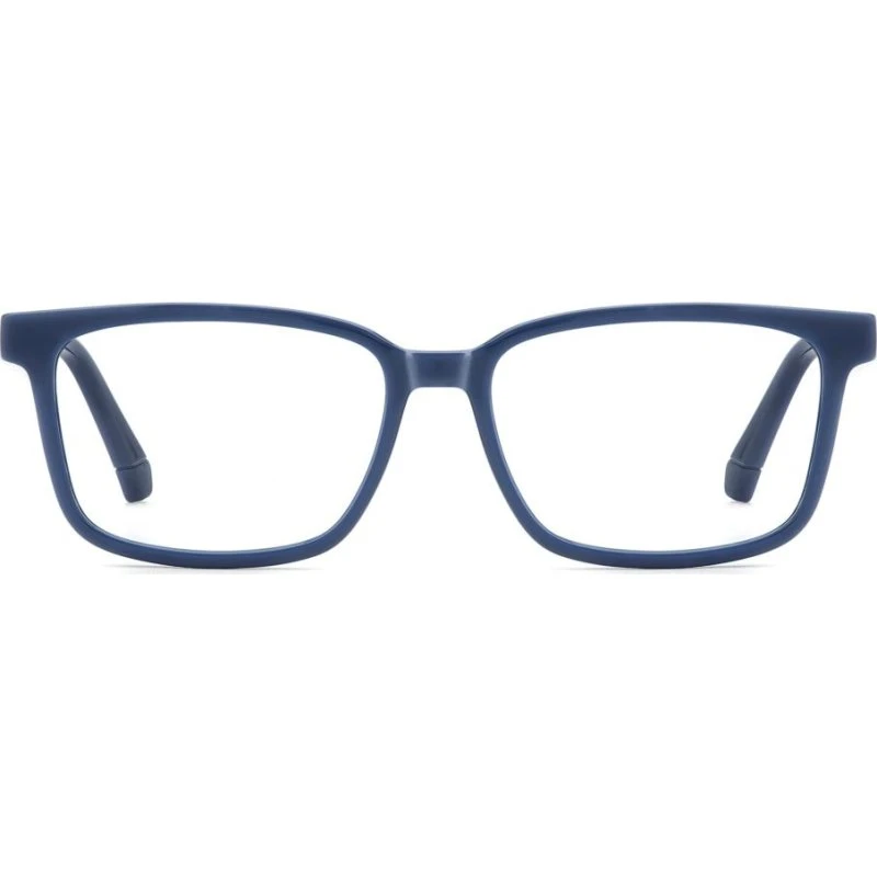 Polaroid PLD D844 Lunettes de Vue Rectangulaires Bleues Unisexe