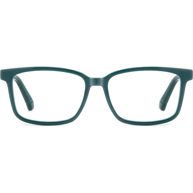 Polaroid PLD D844 Lunettes de Vue Rectangulaires Vertes Unisexe