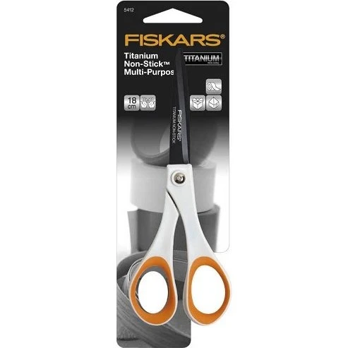 Fiskars Ciseaux Titanium Antiadhésifs 18 cm