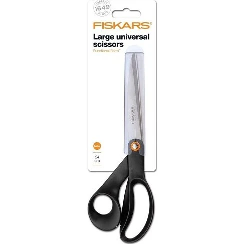 Fiskars Ciseaux Universels 24 cm Noir Droitier