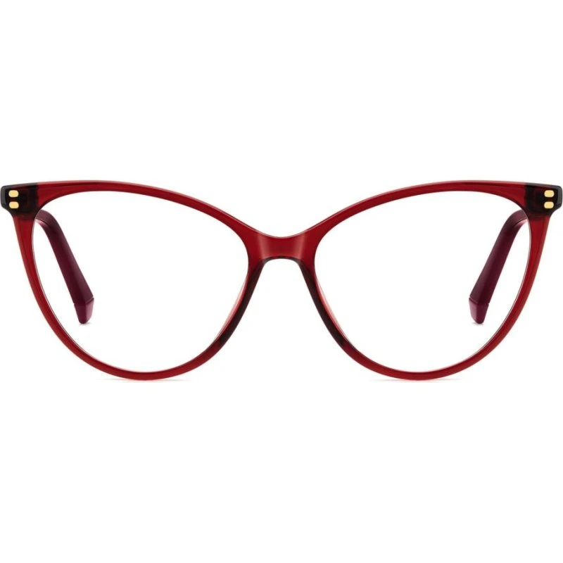 Polaroid PLD D551 - Lunettes de Vue Femme Œil de Chat Rouges