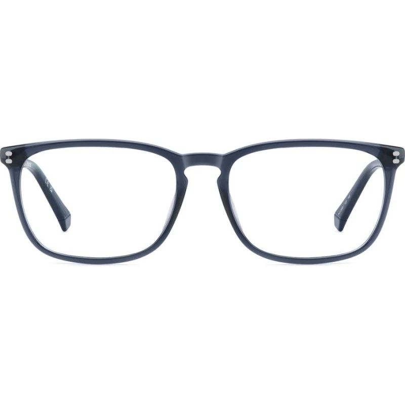 Polaroid PLD D553 - Lunettes de Vue Homme Bleues Rectangulaires