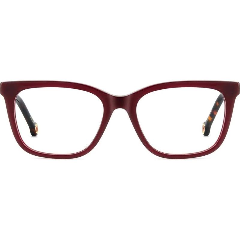 Carolina Herrera HER 0300 Lunettes de Vue Femme Rectangles Rouges