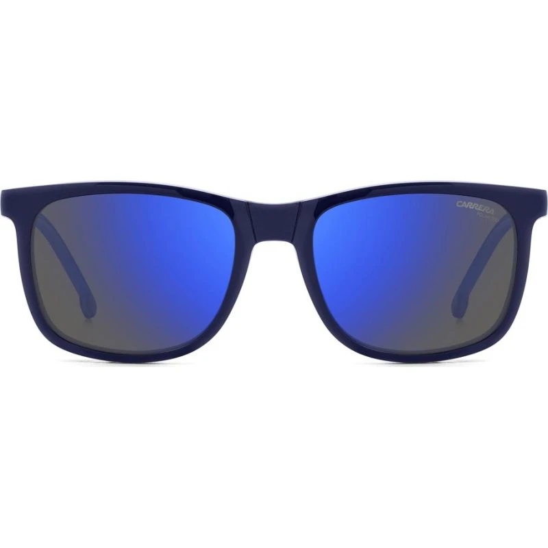 Carrera CA 8918/C Lunettes de Soleil Géométriques Bleues Polarisées