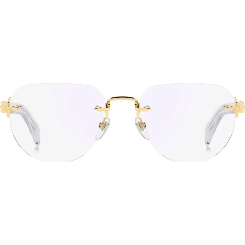 David Beckham DB 7145 Lunettes de Vue Pilote Homme Doré