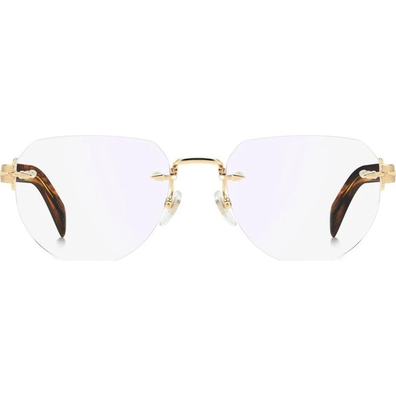 David Beckham DB 7145 Lunettes de Vue Pilote Homme Marron