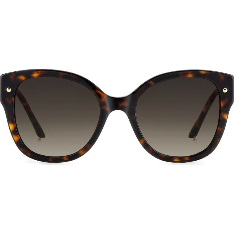 Carolina Herrera Lunettes de Soleil HER 0318/S Carrées Havane