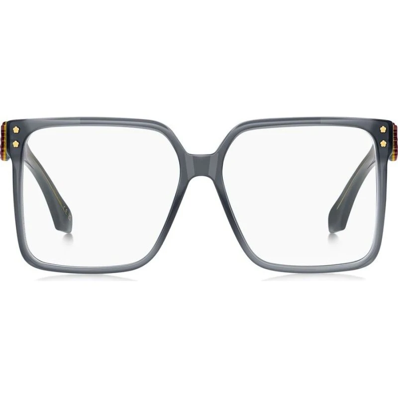 Etro 0105 Lunettes de Vue Femme Gris Surdimensionnées