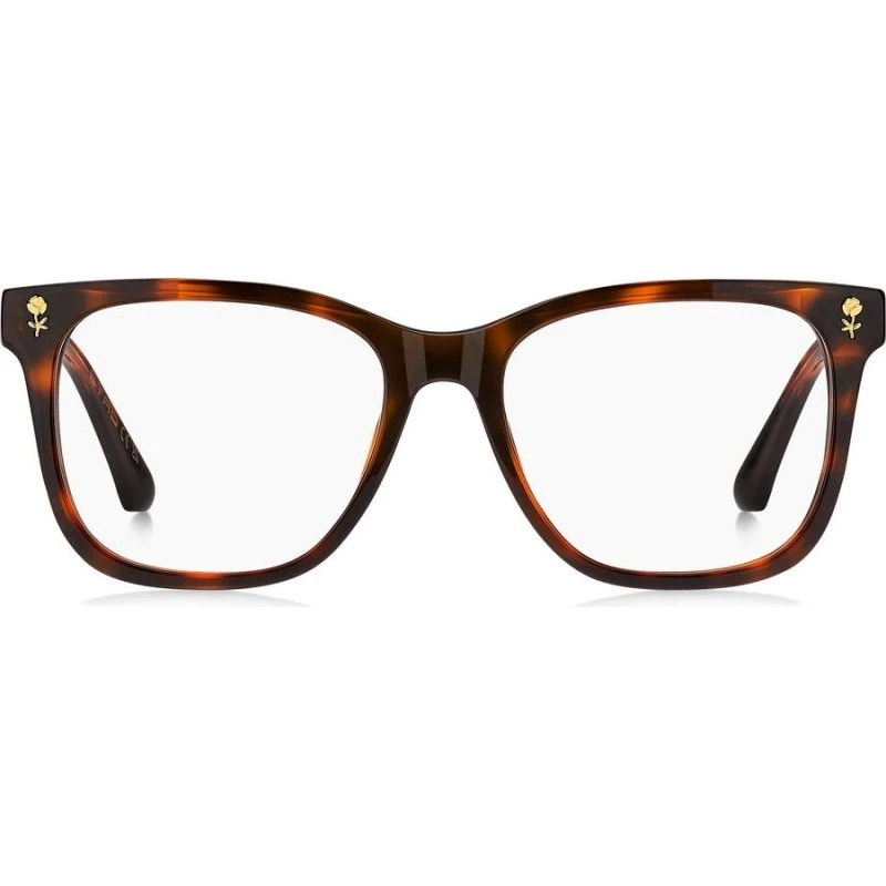 Etro 0115 Lunettes de Vue Femme Carrées Havana
