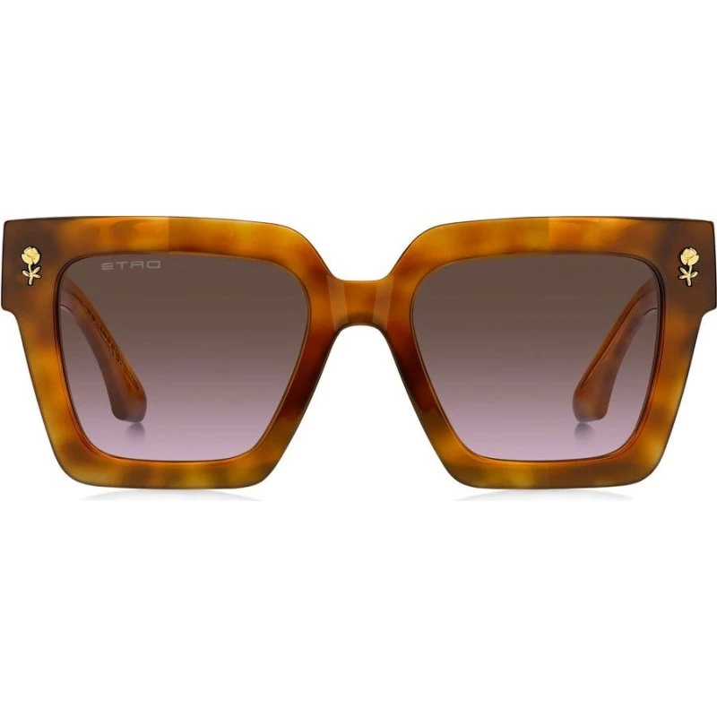 Etro 0113/S Lunettes de Soleil Papillon Havana Marron 52mm
