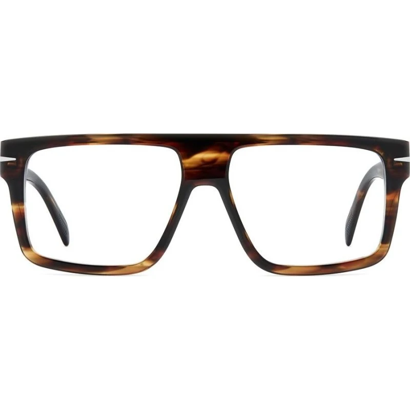 David Beckham DB 7154 Lunettes de Vue Homme Carrées Havane