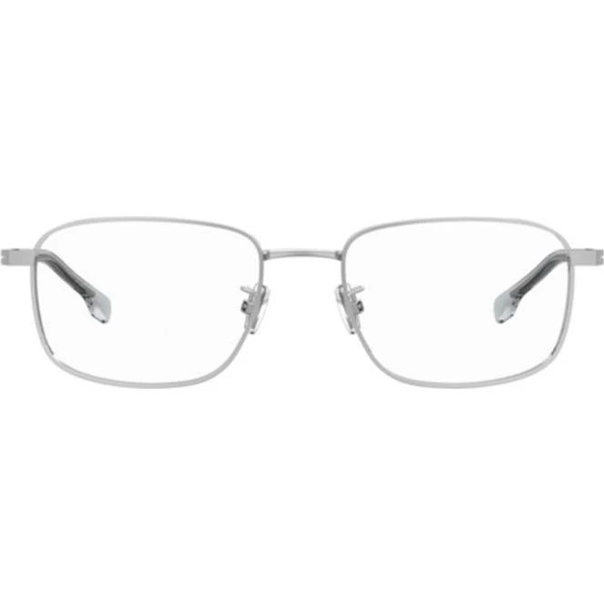 Boss 1821/G Lunettes de vue rectangulaires en titane argenté