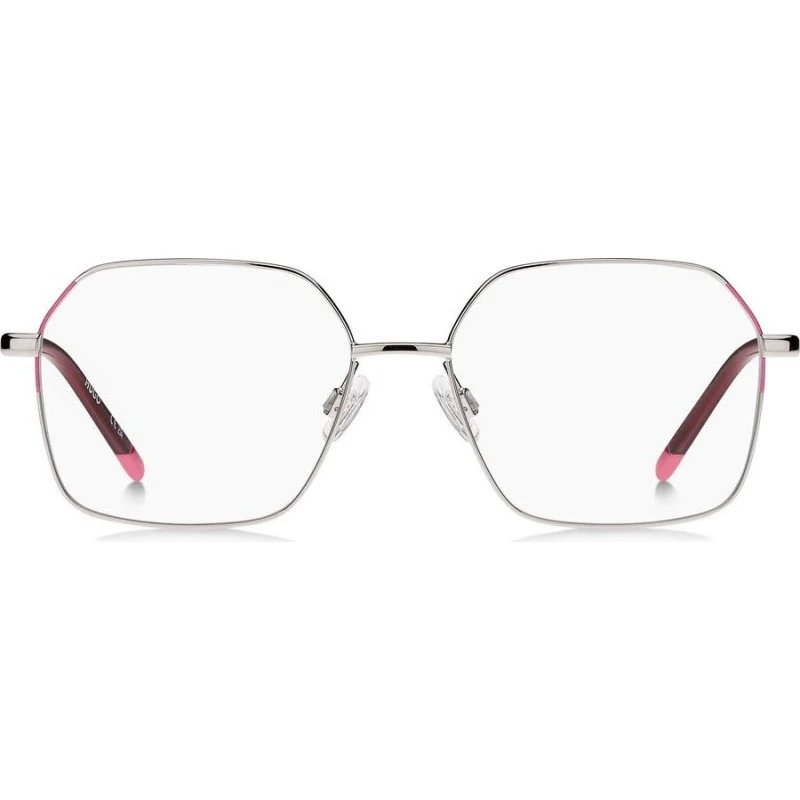 Hugo Boss HG 1382 Lunettes de Vue Géométriques Argentées