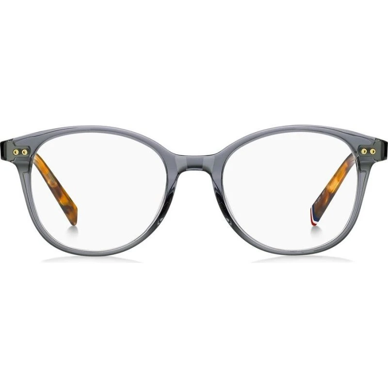 Tommy Hilfiger TH 2290 Lunettes de Vue Rondes Grises pour Femme
