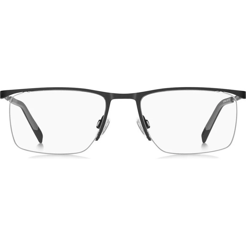 Tommy Hilfiger TH 2274 - Lunettes de vue rectangulaires en titane noir