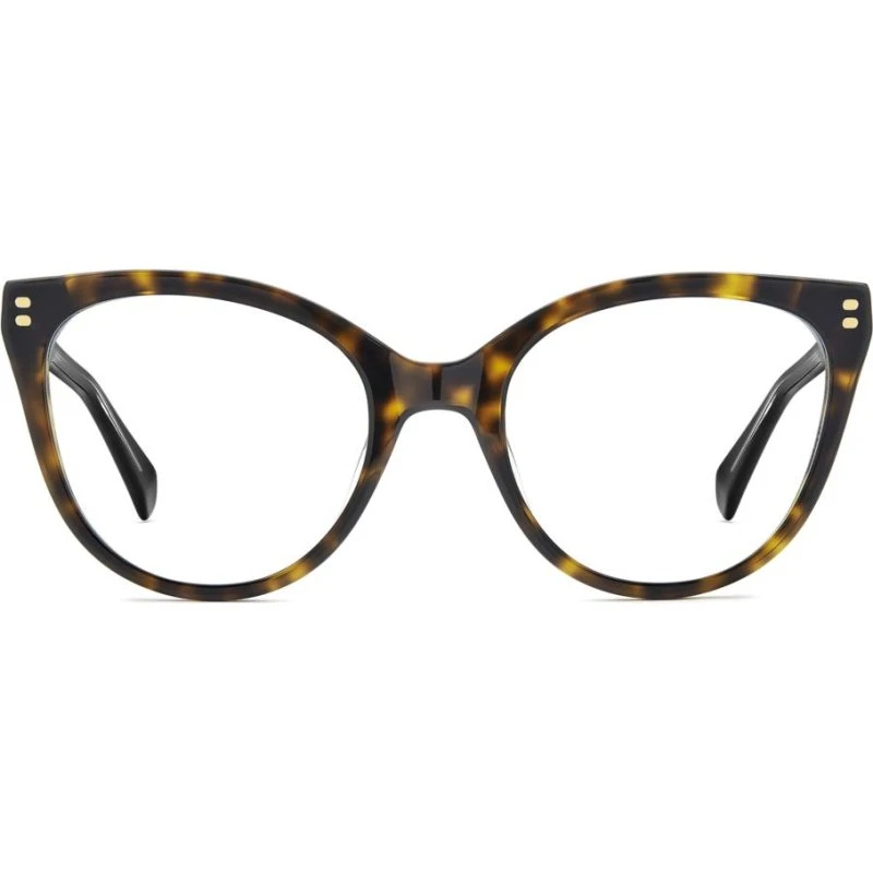 Polaroid PLD D585 Lunettes de Vue Femme Œil de Chat Havane