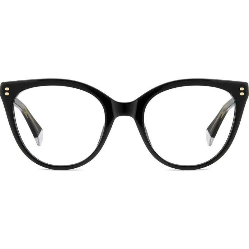 Polaroid PLD D585 Lunettes de Vue Femme Œil de Chat Noires