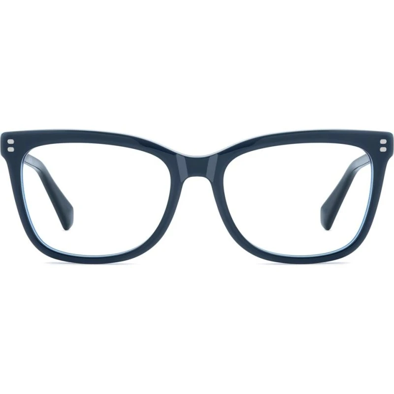 Polaroid PLD D586 Lunettes de Vue Femme Bleues Rectangulaires