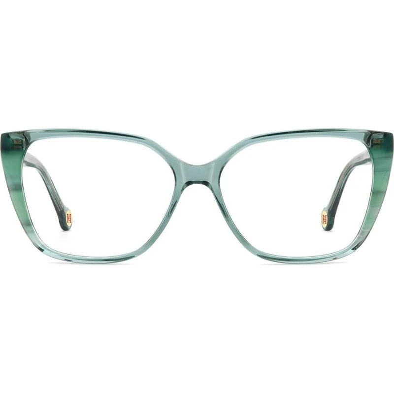 Carolina Herrera HER 0341 Lunettes de Vue Femme - Vert Œil de Chat