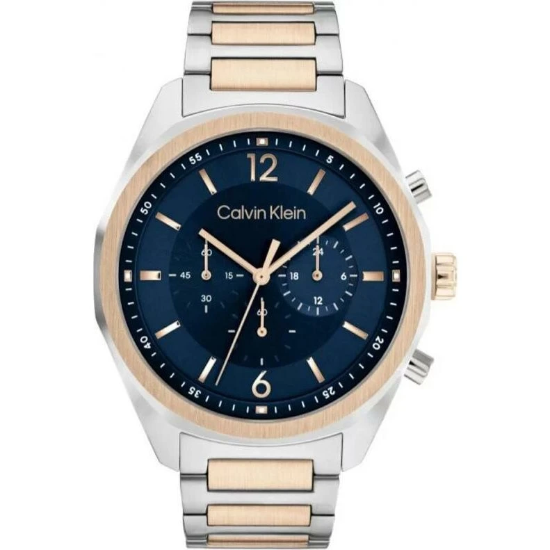 Montre Calvin Klein Force Bleu 45mm Acier Bicolore