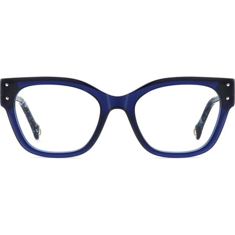 Carolina Herrera HER 0324 Lunettes de Vue Femme Bleu Œil de Chat