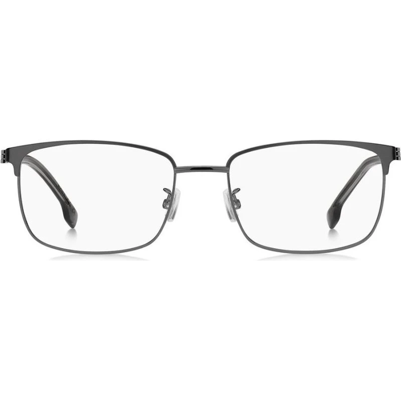 Boss 1840/G Lunettes de Vue Homme Carrées en Titane Ruthénium