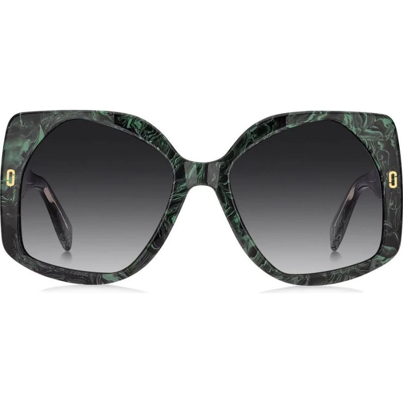 Marc Jacobs MJ 1133/S Lunettes de Soleil Géométriques Vert et Gris