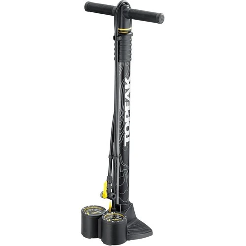 Topeak Joe Blow Dualie — Pompe à pied double manomètre