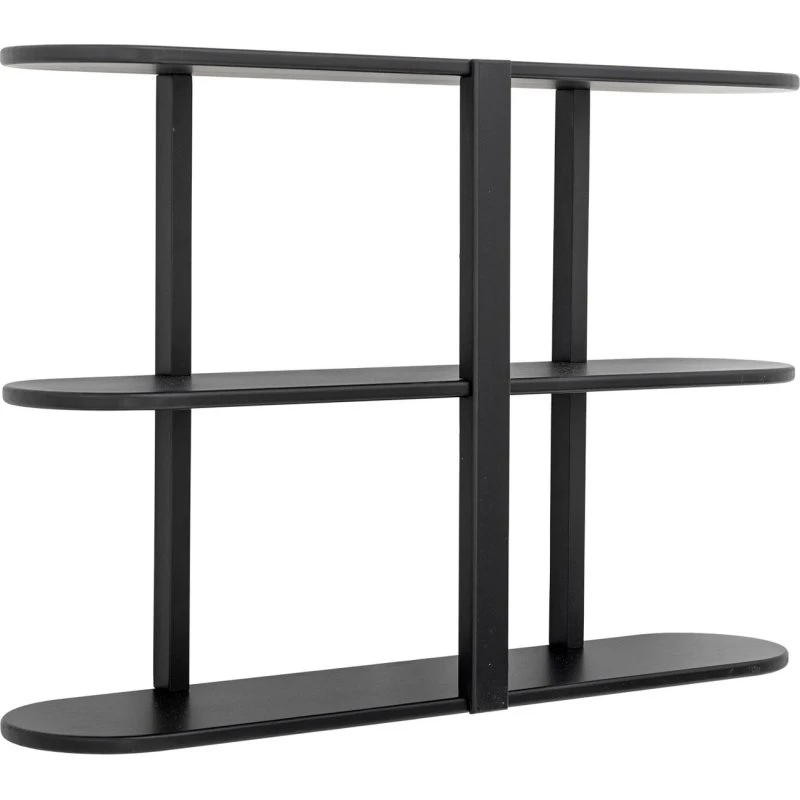 Bloomingville Vicente Étagère MDF noir 80 cm