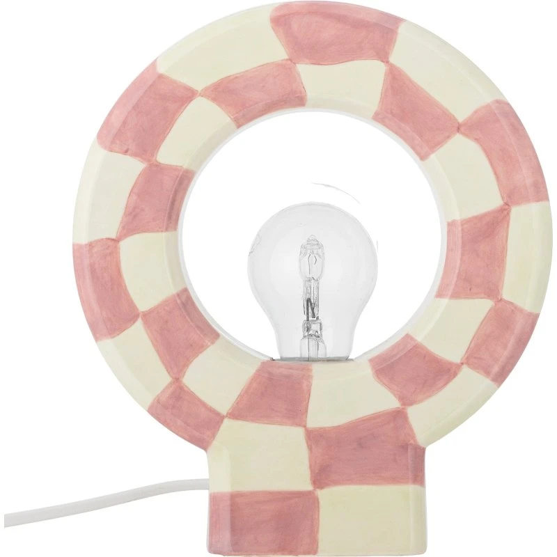 Bloomingville Lampe Vialini Rose Grès