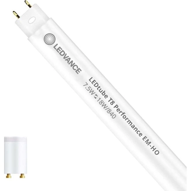 LEDVANCE T8 EM Connected 7.5W 60cm 840 Blanc Froid