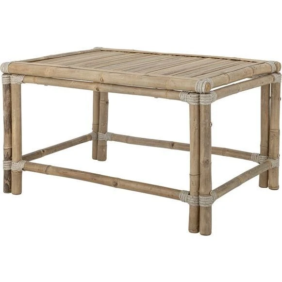 Bloomingville Table Basse Sole en Bambou Naturel 100x70x60 cm