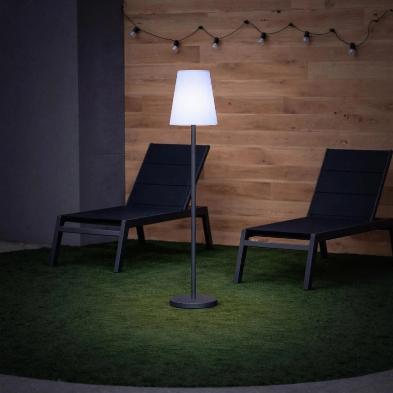 Newgarden Lola Slim 120 - Lampadaire Solaire Anthracite